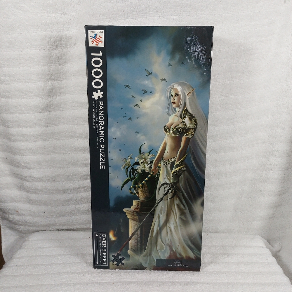 Andrews Blaine Prophecy Panoramic Puzzle 1000 Piece New In Box Fantasy Gift 3ft